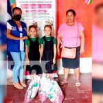 Matagalpa: Madres con partos múltiples reciben paquetes alimenticios