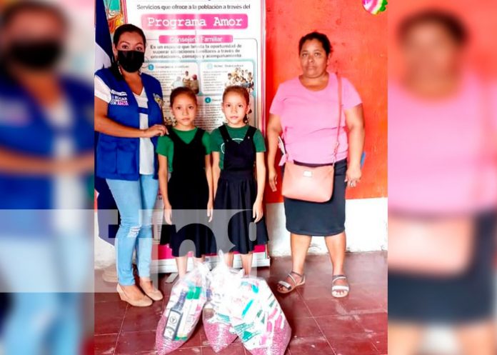 Matagalpa: Madres con partos múltiples reciben paquetes alimenticios