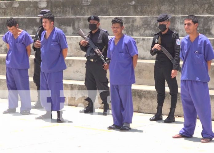 9 detenidos por cometer delitos de peligrosidad en Ocotal, Nueva Segovia