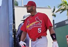 Último acto de Pujols, Molina y Wainwright con Cardenales cardenales, san luis, albert, pujols,