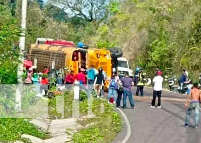 Grupo de Cristianos sufre terrible accidente de tránsito en Waslala, Matagalpa