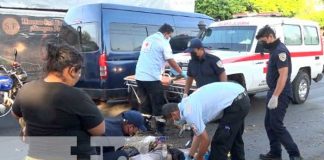 Accidente de tránsito en Managua