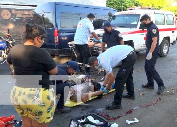 Accidente de tránsito en Managua