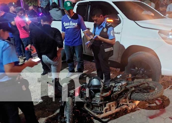 Mortal accidente de tránsito en Jinotega