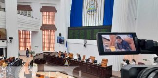 Sesión parlamentaria de la Asamblea Nacional de Nicaragua