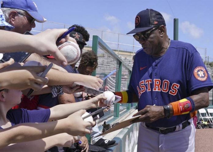 baker, astros, mlb, spring training, usa,