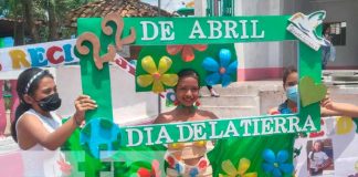 Celebración del Día de la Tierra con la niñez de Boaco