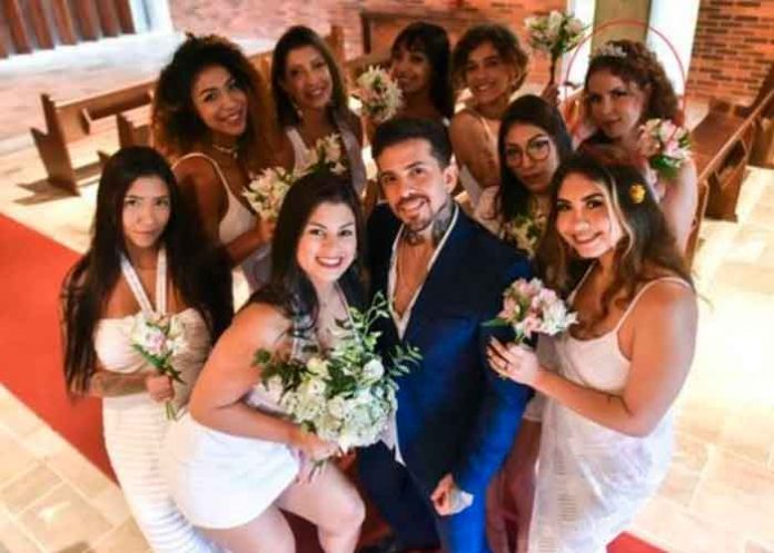 ¡Tiene para todas! Hombre se divorcia de una de sus 9 esposas por 