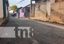 Nuevo mejoramiento vial de Managua