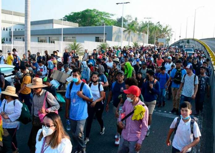 caravana-disuelta Caravana de migrantes es disuelta en Chiapas, México