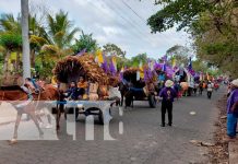 Carretas peregrinas de Monimbó se enrumban a Popoyuapa, Rivas Carretas peregrinas desde Monimbó hacia Popoyuapa, Rivas