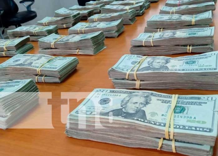 Incautación de dólares en un camión de Chinandega