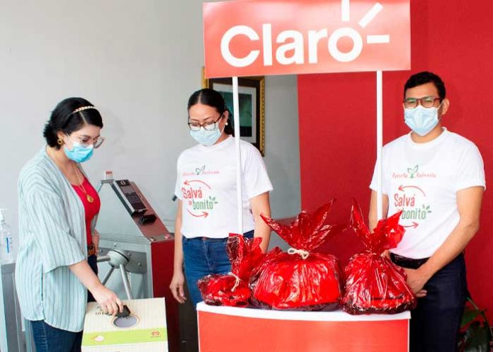 Reciclaje que impulsa Claro Nicaragua
