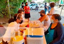Atención de clínicas móviles en Managua