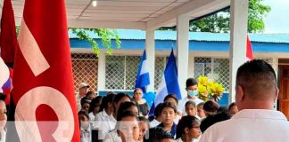 Inauguración de obras de mejoramiento en colegio de Río San Juan