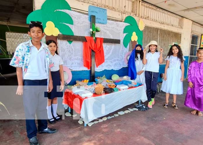 Tradiciones de la Cuaresma desde colegios en Managua
