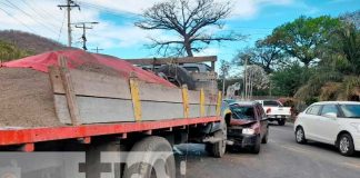 Accidente de tránsito en la Cuesta El Plomo, Managua