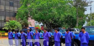 Detenciones de presuntos delincuentes en Nicaragua