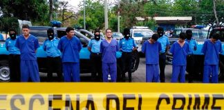 Detenciones a supuestos delincuentes en Nicaragua