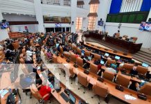 Sesión parlamentaria en la Asamblea Nacional de Nicaragua