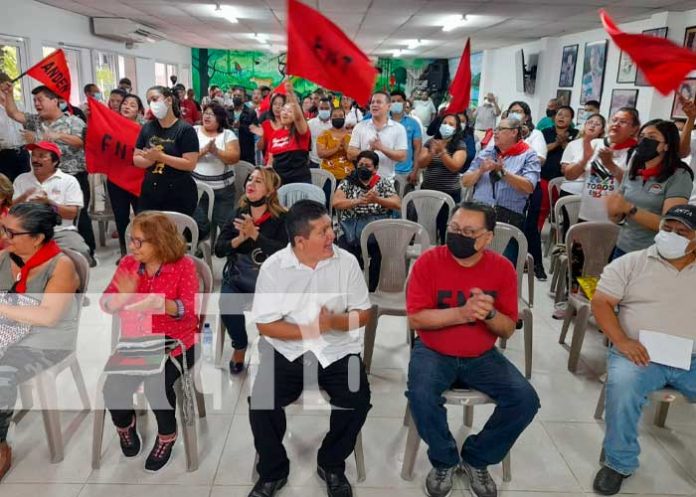 Reunión y proclama por parte del FNT en Nicaragua