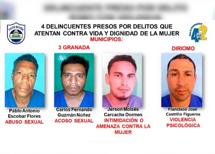 Policía Nacional de Granada presenta a delincuentes