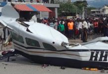 Seis fallecidos deja choque entre avioneta y camión en Haití