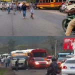 Principales carreteras en Honduras bloqueadas por el paro de transporte