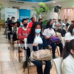 Jóvenes de Nicaragua se capacitan para la prevención de incendios forestales Conferencia sobre prevención de incendios forestales en Nicaragua