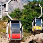 ¡Choque mortal! en teleférico dejó un muerto y 40 atrapados en la India