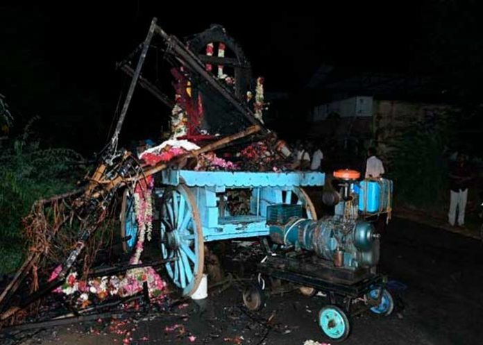 11 personas terminan carbonizadas tras una procesión en India
