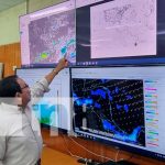 Bajas presiones podrían ocasionar lluvias esta semana en Nicaragua Imágenes sobre lluvias en Nicaragua que muestra el INETER