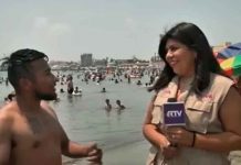 Turista pide el Instagram a reportera en plena transmisión en vivo Turista pide el Instagram a reportera en plena transmisión en vivo