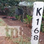 Trágico accidente en Jinotega por motociclista que perdió el control Accidente de tránsito en Jinotega