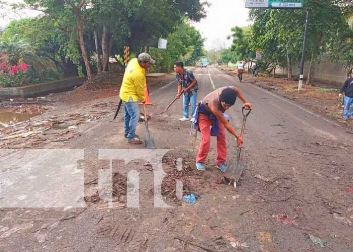 Revisión de puntos críticos en San Marcos, Carazo