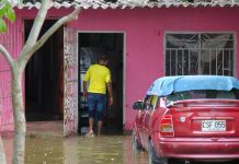 10 personas fallecidas y 5.500 damnificados por lluvias en Colombia