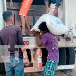 Segunda entrega de la merienda escolar llega al Caribe Norte Distribución de la merienda escolar en Bilwi