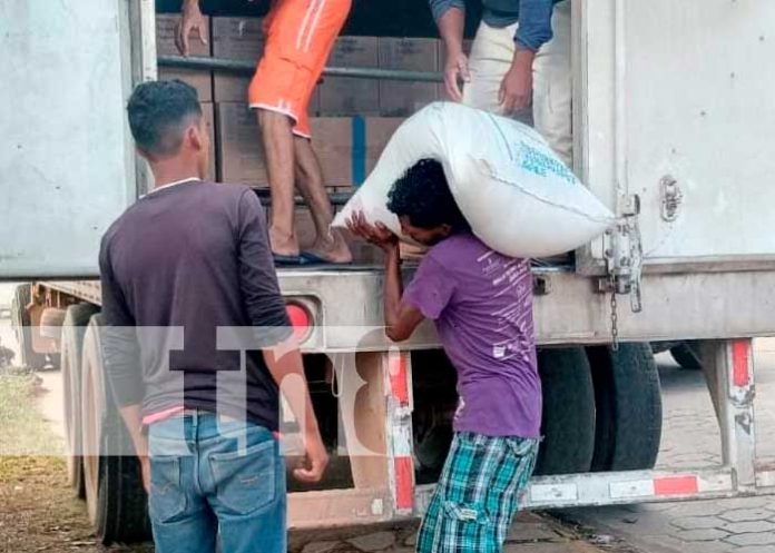Distribución de la merienda escolar en Bilwi