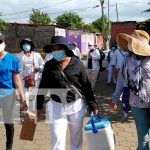 ¡Ya se vacunaron contra Covid! Familias del barrio 18 de mayo en Managua