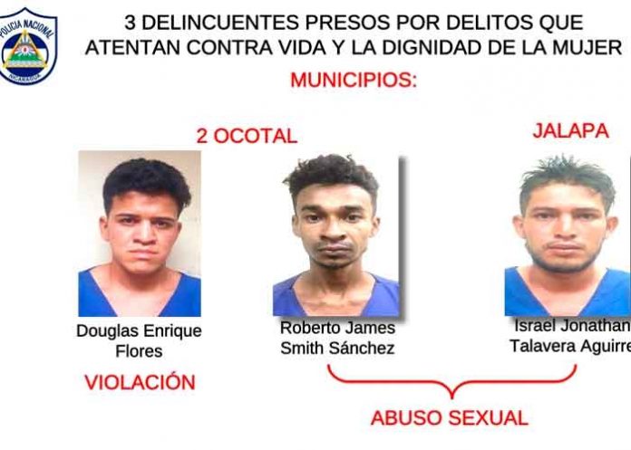 Presunto parricida tras las rejas junto a otros 18 delincuentes en Nueva Segovia