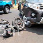 Escena de un accidente de tránsito en Nicaragua