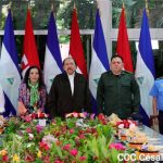 Presidente de Nicaragua, Daniel Ortega, se dirige al pueblo tras el triunfo en la CIJ