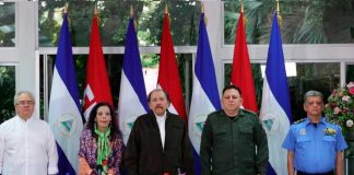 Presidente de Nicaragua, Daniel Ortega, se dirige al pueblo tras el triunfo en la CIJ