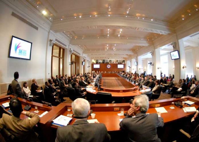 Sesión desde la OEA