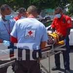 Camioneta arrolla a motociclista en sector de Las Palmas, Managua Accidente de tránsito en sector de Las Palmas, Managua