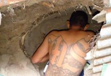 Pandillero construye cueva para esconderse de la policía en El Salvador Pandillero construye cueva para esconderse de la policía en El Salvador