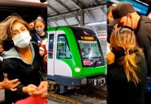 Mujer encuentra a su esposo con «la querida» y arma alboroto en bus de Perú Mujer encuentra a su esposo con "la querida" y arma alboroto en bus de Perú