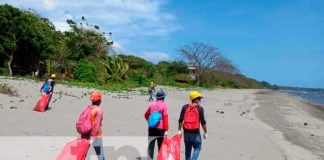 Limpieza de playas en la Isla de Ometepe