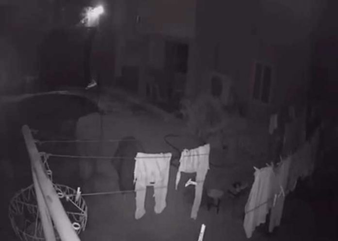 Imagen de cámara de seguridad al momento del sismo en Nicaragua