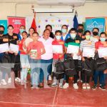 Niños y niñas se gradúan de la escuela de valores en Siuna Promoción de escuela de valores en Siuna
